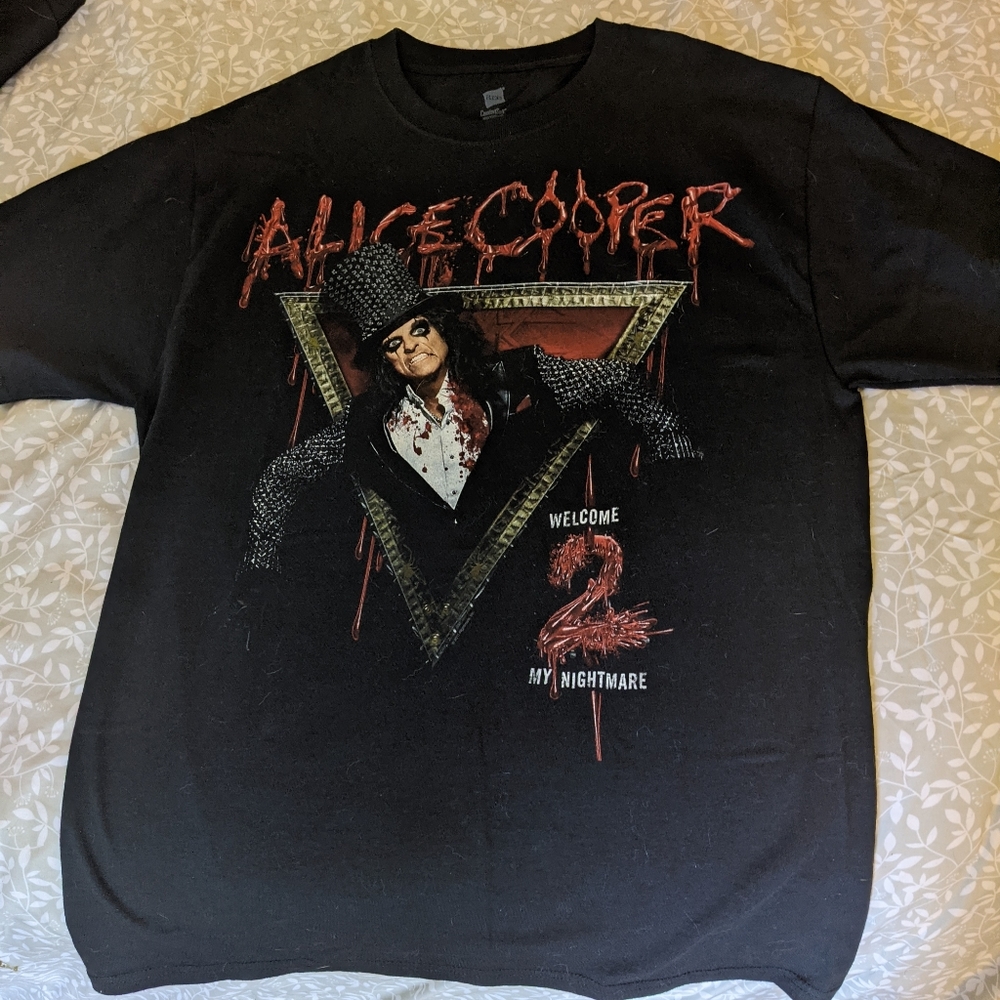 Alice Cooper Welcome to my Nightmare concert tee
